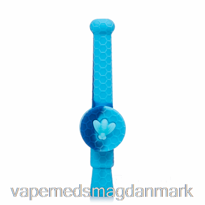 Vape Uden Nikotin Stratus Reclaimer Honning Dipper Silikone Dab Strå Marmor Blå (baby Blå / Blå)